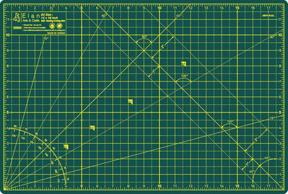 Cutting Mat A4 Green, Self Healing Cutting Mat 9x12 Inch, 5-Ply Craft Board Green, Hobby Board for Crafts 9x12 Inch