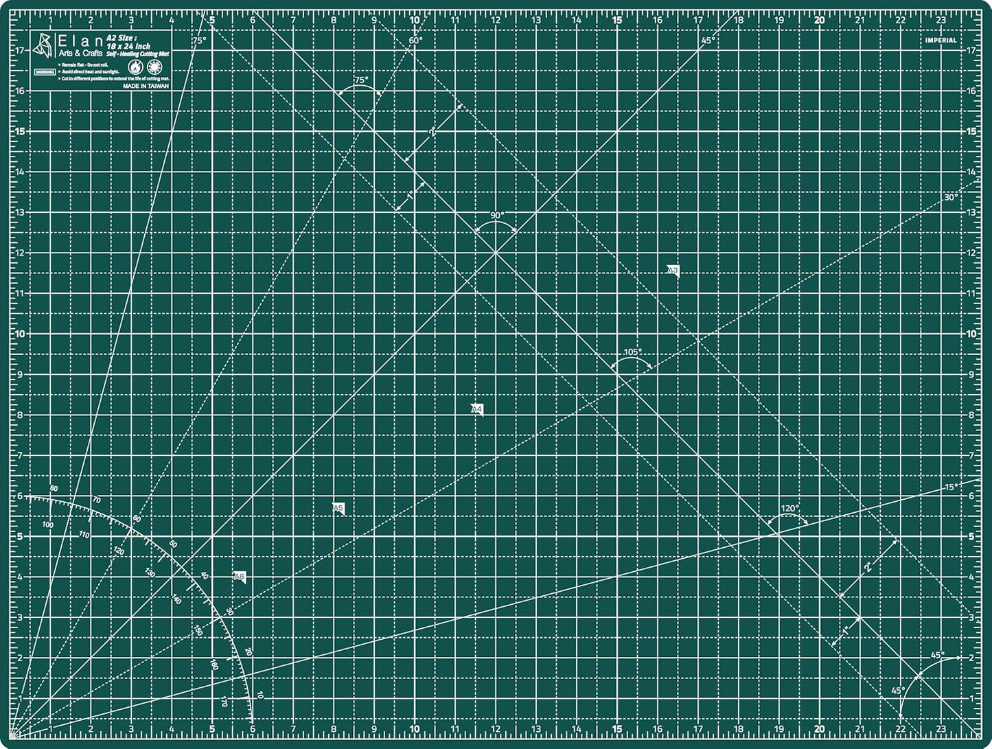 Cutting Mat A4 Green, Self Healing Cutting Mat 9x12 Inch, 5-Ply Craft Board Green, Hobby Board for Crafts 9x12 Inch