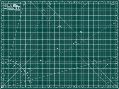 Cutting Mat A4 Green, Self Healing Cutting Mat 9x12 Inch, 5-Ply Craft Board Green, Hobby Board for Crafts 9x12 Inch