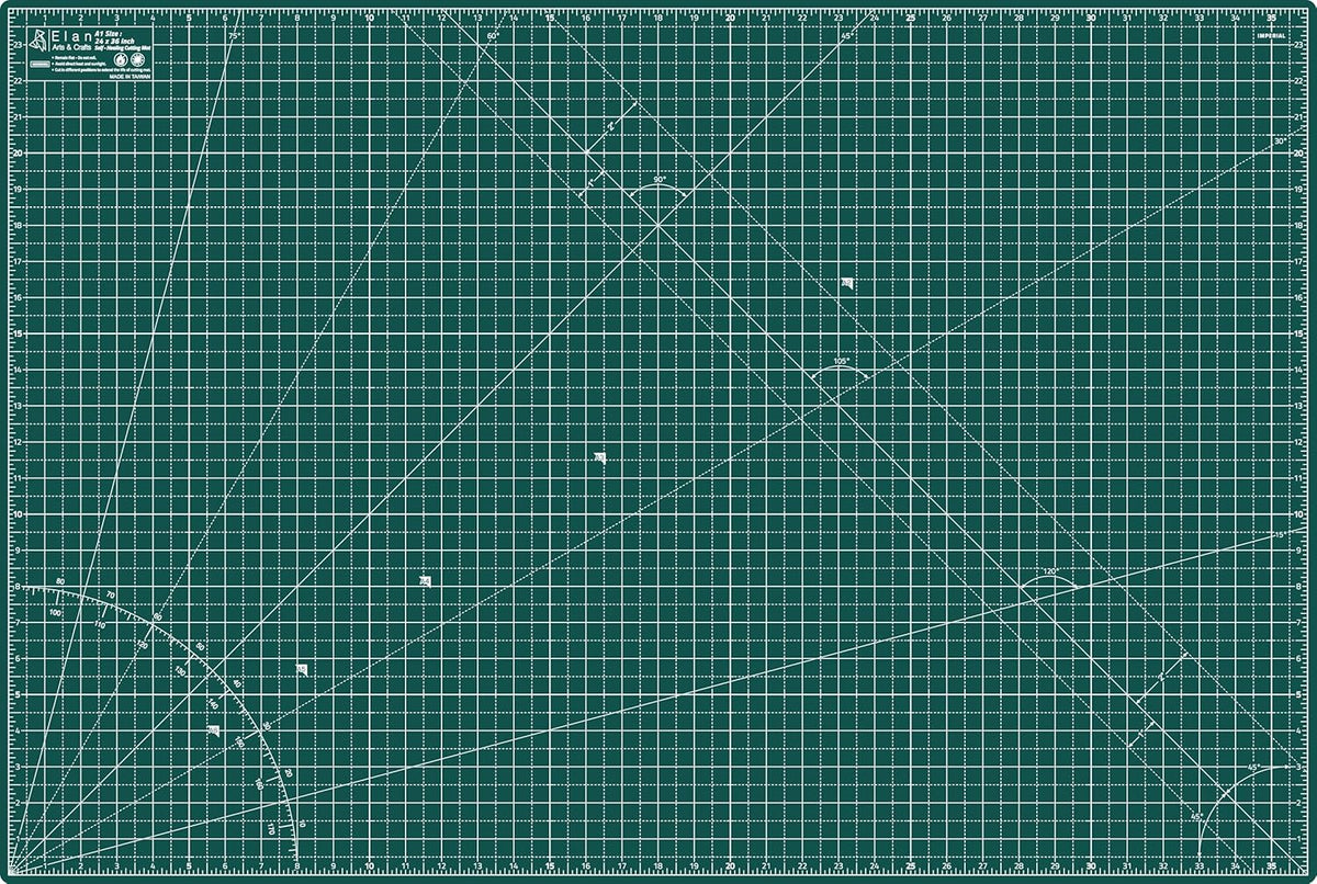 Cutting Mat A4 Green, Self Healing Cutting Mat 9x12 Inch, 5-Ply Craft Board Green, Hobby Board for Crafts 9x12 Inch