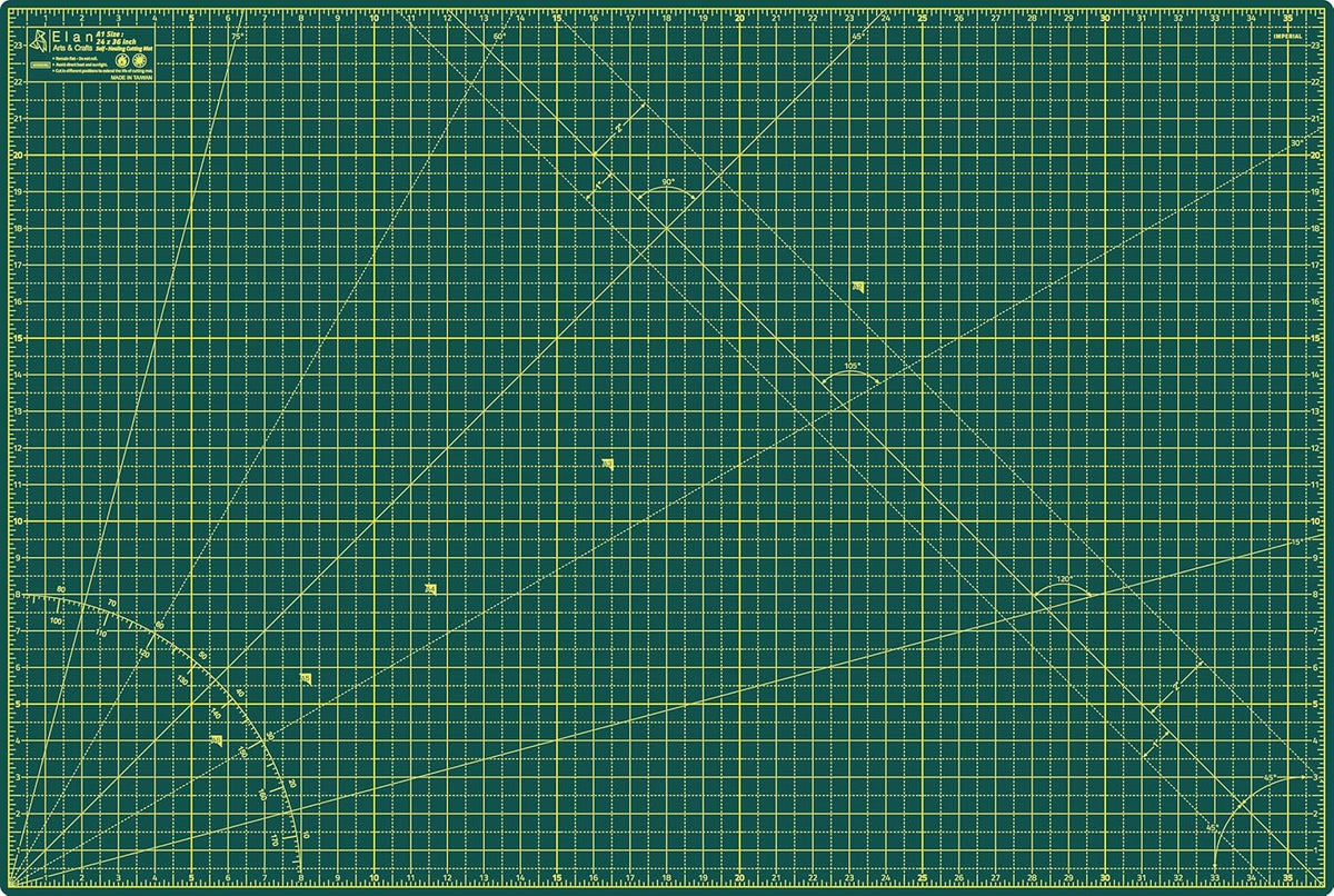 Cutting Mat A4 Green, Self Healing Cutting Mat 9x12 Inch, 5-Ply Craft Board Green, Hobby Board for Crafts 9x12 Inch
