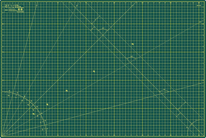 Cutting Mat A4 Green, Self Healing Cutting Mat 9x12 Inch, 5-Ply Craft Board Green, Hobby Board for Crafts 9x12 Inch