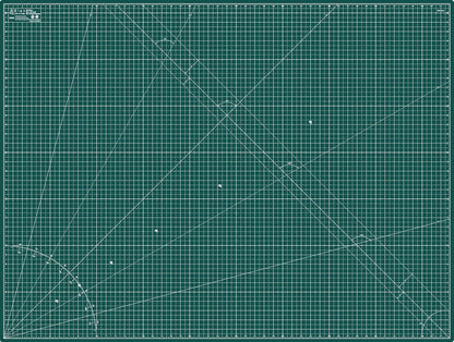 Cutting Mat A4 Green, Self Healing Cutting Mat 9x12 Inch, 5-Ply Craft Board Green, Hobby Board for Crafts 9x12 Inch