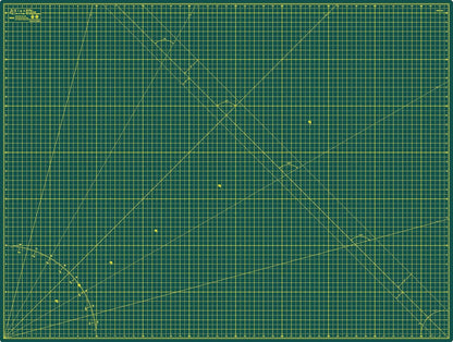 Cutting Mat A4 Green, Self Healing Cutting Mat 9x12 Inch, 5-Ply Craft Board Green, Hobby Board for Crafts 9x12 Inch