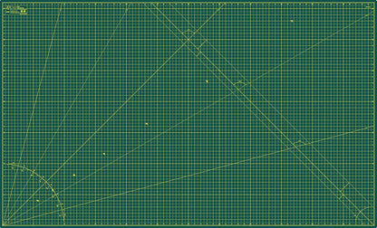 Cutting Mat A4 Green, Self Healing Cutting Mat 9x12 Inch, 5-Ply Craft Board Green, Hobby Board for Crafts 9x12 Inch
