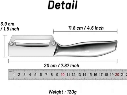 1 Pack Thick Vegetable Peeler - Sugarcane Pumpkin Peeling Knife - Ultra Sharp Stainless Steel Blades - Perfect Kitchen Peeler Effortlessly Peels Vegetables and Fruits (1 Pack)