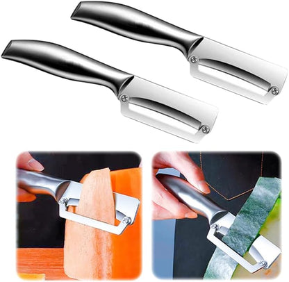 1 Pack Thick Vegetable Peeler - Sugarcane Pumpkin Peeling Knife - Ultra Sharp Stainless Steel Blades - Perfect Kitchen Peeler Effortlessly Peels Vegetables and Fruits (1 Pack)