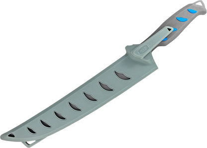 149 Hookset Saltwater Breaker Fishing Fillet Knife with Titanium-Coated Steel Blade for Superior Corrosion Resistance, 10" Fixed Blade