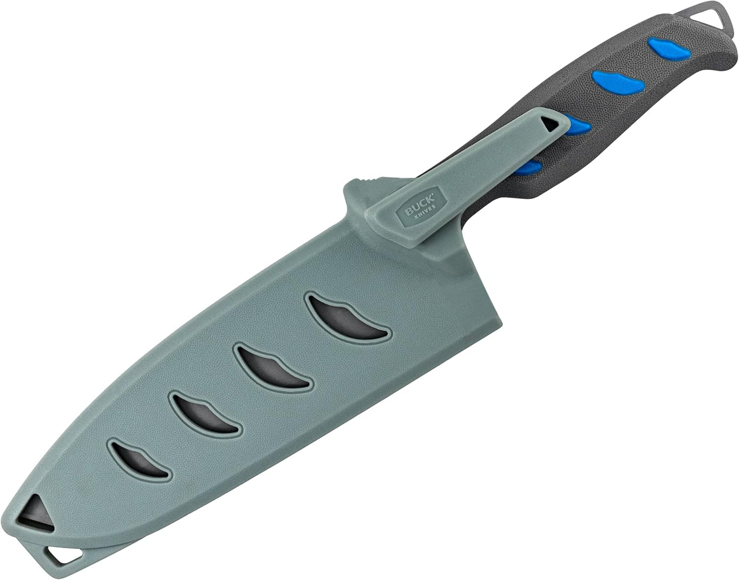 149 Hookset Saltwater Breaker Fishing Fillet Knife with Titanium-Coated Steel Blade for Superior Corrosion Resistance, 10" Fixed Blade
