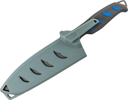 149 Hookset Saltwater Breaker Fishing Fillet Knife with Titanium-Coated Steel Blade for Superior Corrosion Resistance, 10" Fixed Blade