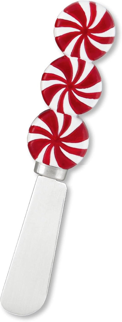 Sugar Cookie Themed Cheese Spreaders, Hand-Painted Resin Handles with Stainless Steel Blades for Spreading Cream Cheese, Butter, and Jam, Assorted Designs, Set of 4