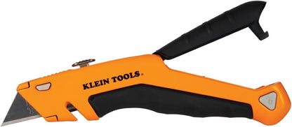 44133 Heavy Duty Utility Knife, Retractable, Adjustable, with Wire Stripper, Klein-Kurve Handle