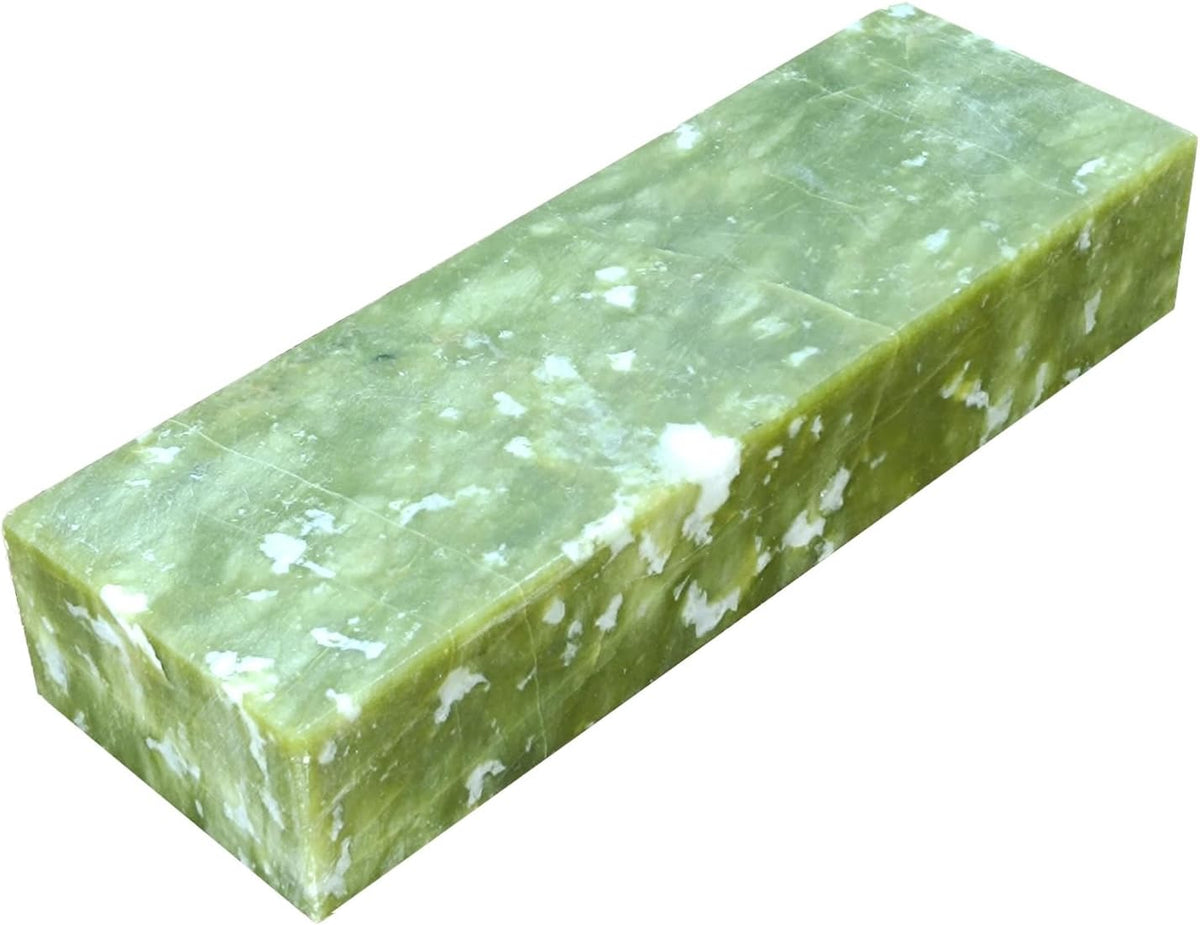 LARGE SIZE Knife Sharpening Stone,10000 Grit Sharpener Whetstone Final Fine Polishing Natural Green Honing Oilstone for Knives Tools,Cutting Tools (200 * 50 * 25)