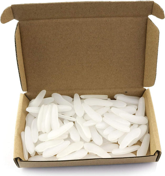 Knife Tip Protector 100PCS Transparent Plastic Knife Blade Tip Sleeves Knife Tip Guard Knife Tip Covers