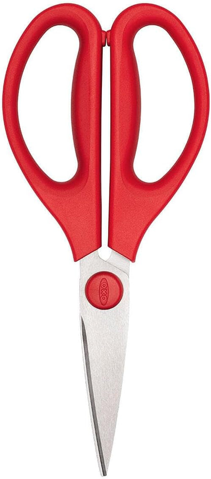 Good Grips Kitchen Scissors | Stainless Steel Blades | Ideal for Kitchen or Office | Cuts Cardboard with Ease | Right or Left Handed