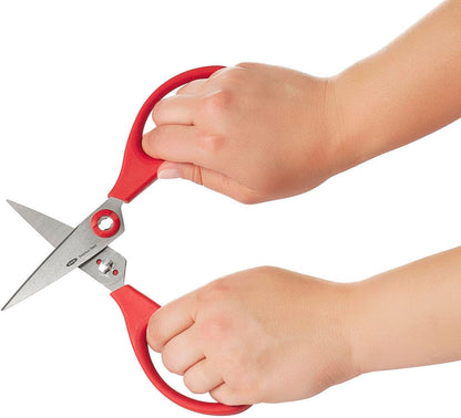 Good Grips Kitchen Scissors | Stainless Steel Blades | Ideal for Kitchen or Office | Cuts Cardboard with Ease | Right or Left Handed