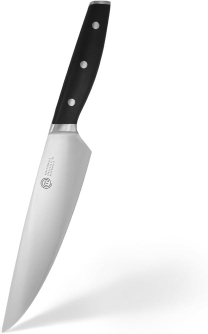Chef Knife Set with Bag, Knife Roll Set with 5 Professional Quality Kitchen Knives for Precision Home Cooking, High Carbon Stainless Steel Blades & Triple Riveted Handles