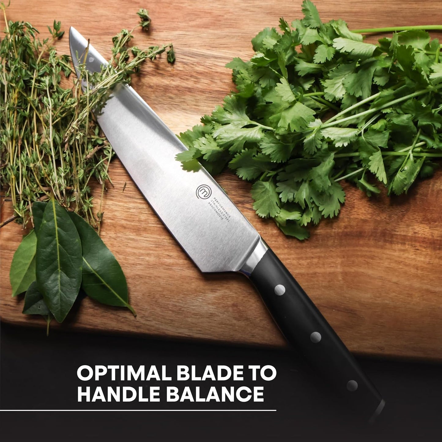 Chef Knife Set with Bag, Knife Roll Set with 5 Professional Quality Kitchen Knives for Precision Home Cooking, High Carbon Stainless Steel Blades & Triple Riveted Handles
