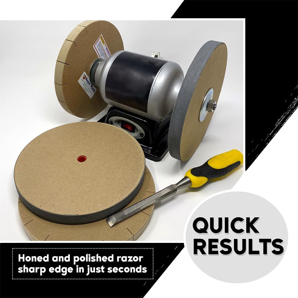 8 Inch Deluxe Blade Sharpening Kit, For 6 Inch Bench Grinder, Made In The Usa