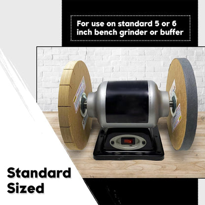 8 Inch Deluxe Blade Sharpening Kit, For 6 Inch Bench Grinder, Made In The Usa