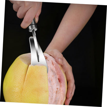 2pcs Citrus Peeler Orange Opener Steel Grapefruit Knife Sturdy Fruit Peelers Stainless Steel Tools