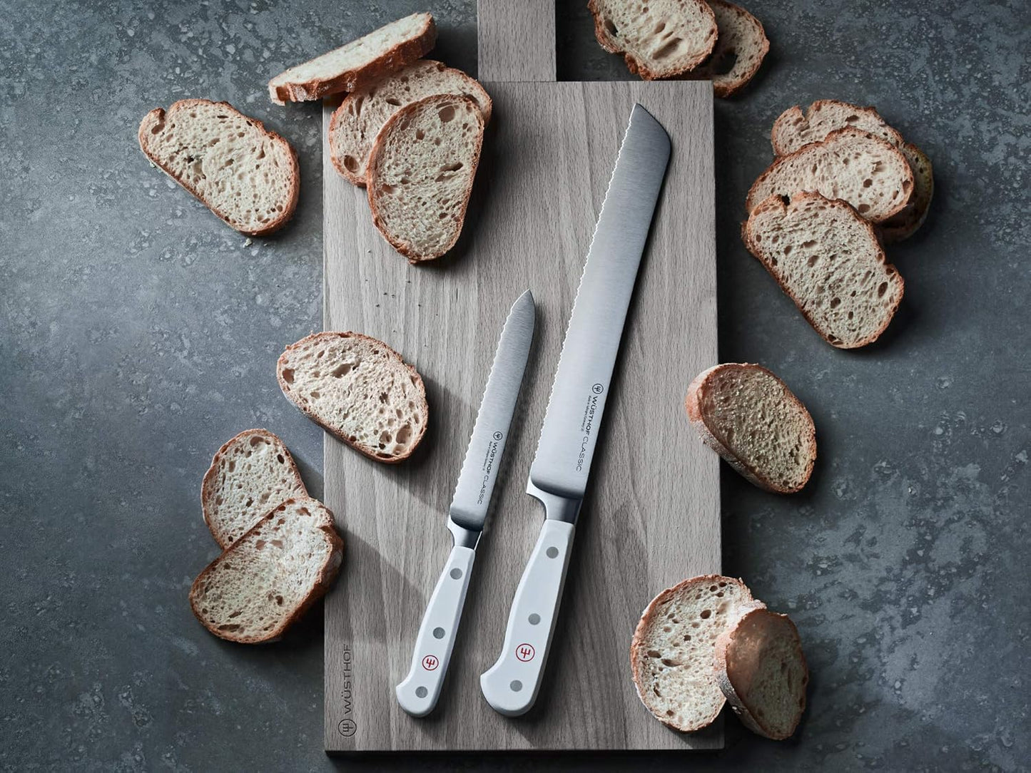 WÜSTHOF Classic White 5" Serrated Utility Knife