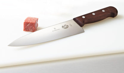 Wood 8 Inch Chef's Knife, Stainless Steel Slicing Knife