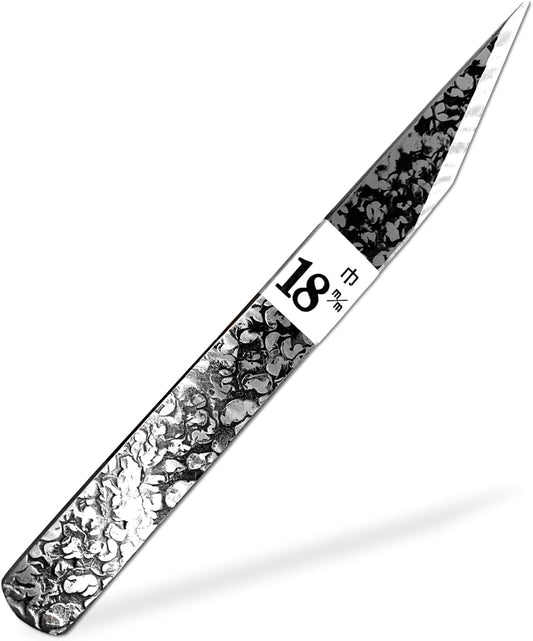 Kiridashi Knife 18mm, Right-Handed Woodworking Marking Knife | Japanese Craft Knife for Scribing, Carving, Whittling, Leather Cutting - Hand-Forged Single-Bevel Blade, Made in Japan