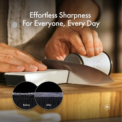 HORL 3 Cruise Rolling Knife Sharpener for Ultra Razor Sharp Edges Knife Sharpening Kit, Rolling Knife Sharpener Kit with Diamond and Stainless Steel Disc for Sharpening and Honing, 15 & 20 degrees