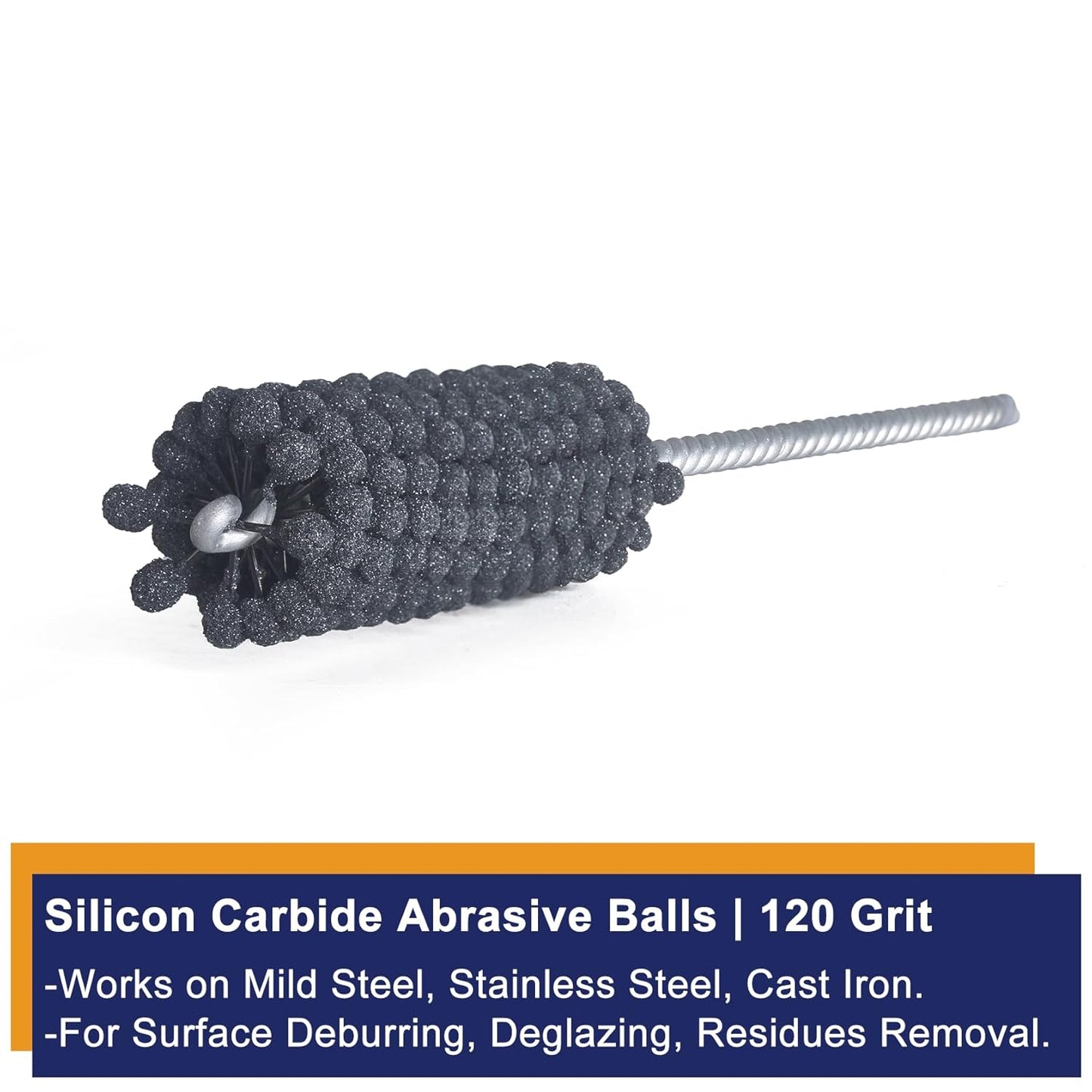 Garhgi 1-3/8 Inch Cylinder Hone with 240 Grit Flexible Resilient Ball | Silicon Carbide 35mm, Automotive Motorcycle Brake Cylinder Piston Ring Fitting Porting Valve Guide, Restoration Deglaze Clean