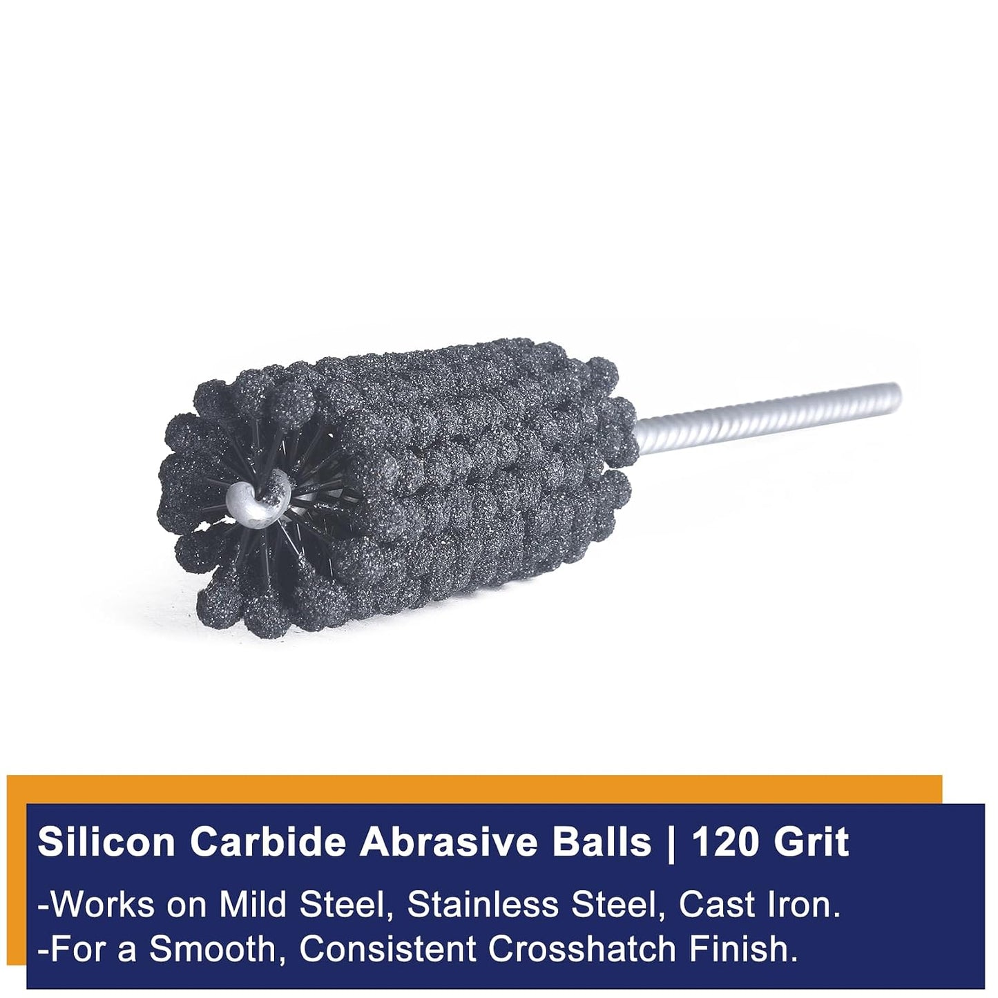 Garhgi 1-3/8 Inch Cylinder Hone with 240 Grit Flexible Resilient Ball | Silicon Carbide 35mm, Automotive Motorcycle Brake Cylinder Piston Ring Fitting Porting Valve Guide, Restoration Deglaze Clean
