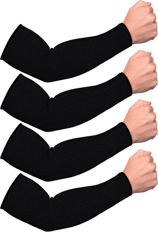 2 Pairs Forearm Sleeve for Men Women Arm Sun Protectors for Thin Skin and Bruising Cut Dog Bite Resistant