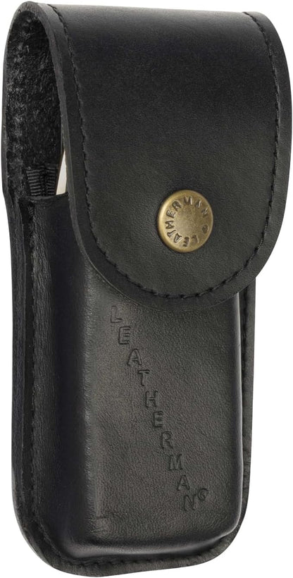 Heritage Leather Snap Sheath for Multi-Tools, Brown, Medium