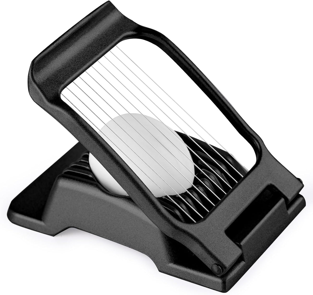 Multipurpose Heavy Duty Aluminium Egg Slicer, Stainless Steel Wire, Sliver