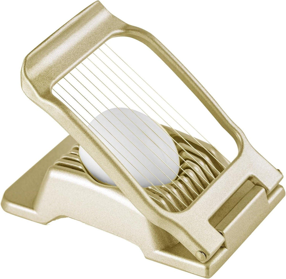 Multipurpose Heavy Duty Aluminium Egg Slicer, Stainless Steel Wire, Sliver