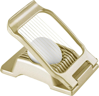 Multipurpose Heavy Duty Aluminium Egg Slicer, Stainless Steel Wire, Sliver