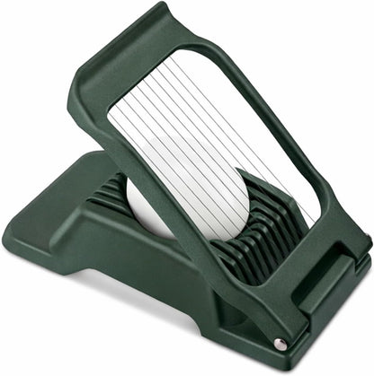 Multipurpose Heavy Duty Aluminium Egg Slicer, Stainless Steel Wire, Sliver