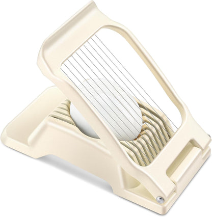 Multipurpose Heavy Duty Aluminium Egg Slicer, Stainless Steel Wire, Sliver
