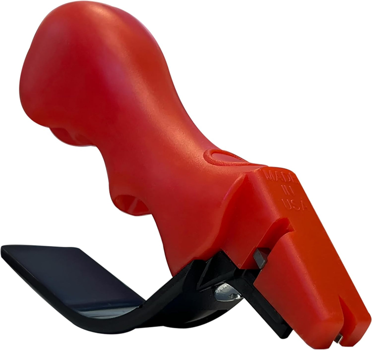 ACCUSHARP Knife Sharpener, Portable and Easy to Use, Hones and Sharpens Cleavers, Kitchen, and Serrated Knives, Sharpens Double Beveled Edge Knives