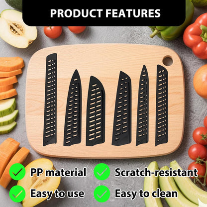 10PCS Paring Knife Sheath Set, Knife Covers or Sleeves Protector for Kitchen for 10" 8" 7" 6" 5" 3.5" Utility Carving Chef Bread Utility Paring Knife