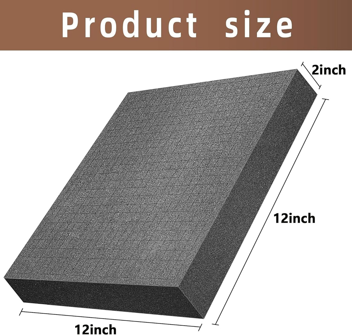 4 PCS Pick Apart Foam Insert- 2 Size Pick and Pluck Foam- Pluck Pre Cube Sheet Foams with Bottom Use for Board Game Box Cases Storage Drawer (Length 12 Inch)