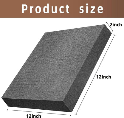 4 PCS Pick Apart Foam Insert- 2 Size Pick and Pluck Foam- Pluck Pre Cube Sheet Foams with Bottom Use for Board Game Box Cases Storage Drawer (Length 12 Inch)