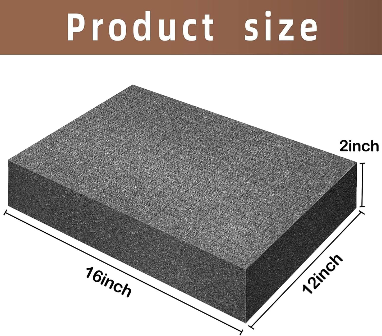 4 PCS Pick Apart Foam Insert- 2 Size Pick and Pluck Foam- Pluck Pre Cube Sheet Foams with Bottom Use for Board Game Box Cases Storage Drawer (Length 12 Inch)