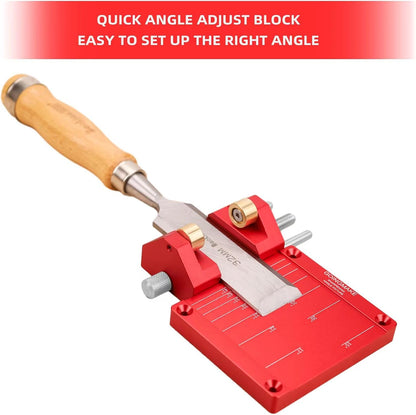 Honing Guide System Chisel Sharpening Kit for Woodworking Chisels and Planes 5/32" to 3" Chisel Sharpener Sharpening Holder Guide with Sharpening Angle Fixture, Angle Gauge and Storage Case