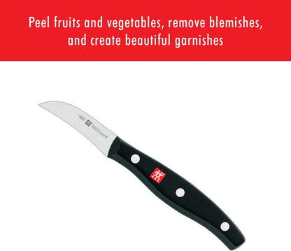 Twin Signature 5-inch Utility Knife, Razor-Sharp, Made in Company-Owned German Factory with Special Formula Steel perfected for almost 300 Years, Dishwasher Safe