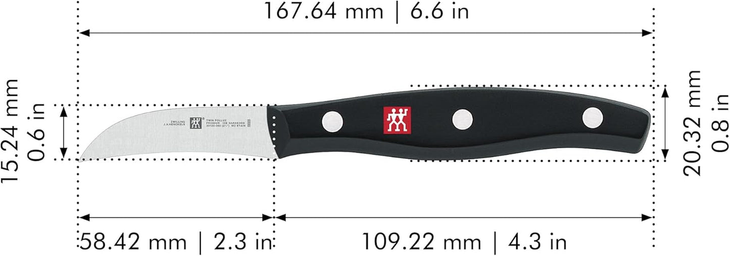 Twin Signature 5-inch Utility Knife, Razor-Sharp, Made in Company-Owned German Factory with Special Formula Steel perfected for almost 300 Years, Dishwasher Safe
