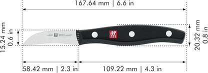 Twin Signature 5-inch Utility Knife, Razor-Sharp, Made in Company-Owned German Factory with Special Formula Steel perfected for almost 300 Years, Dishwasher Safe