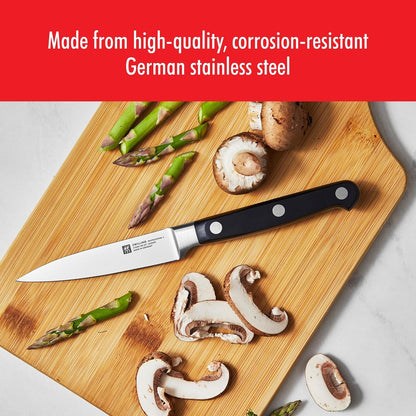 Professional S 4-inch Razor-Sharp German Paring Knife, Made in Company-Owned German Factory with Special Formula Steel perfected for almost 300 Years, Dishwasher Safe