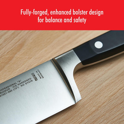 Professional S 4-inch Razor-Sharp German Paring Knife, Made in Company-Owned German Factory with Special Formula Steel perfected for almost 300 Years, Dishwasher Safe