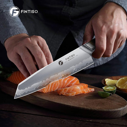 3PCS Japanese Knife Set, S35VN Powder Steel Core Chef Knives